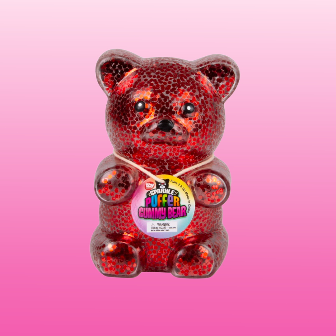 7” Sparkle Puffer Gummy Bear