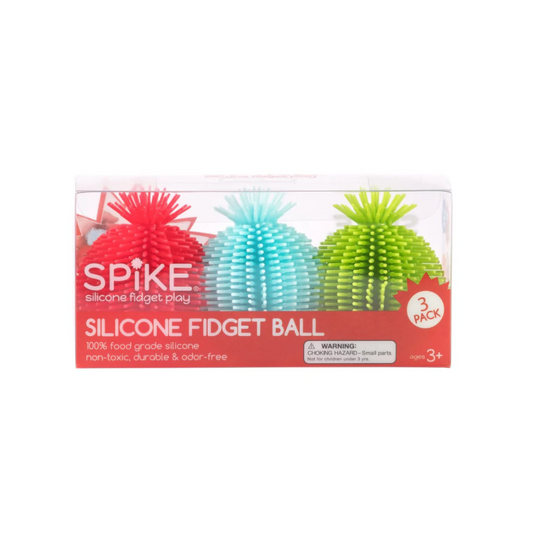 Food Grade Silicone Sensory Tactile Fidget Ball - 3 Pack