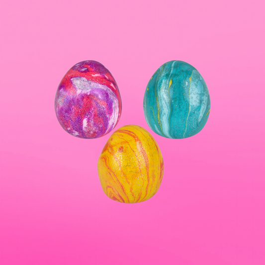 Squish and Stretch Marbleized Easter Egg