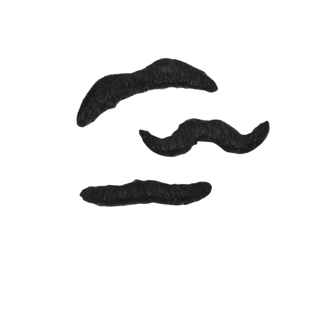 3.5" 3 PC Mustache Set