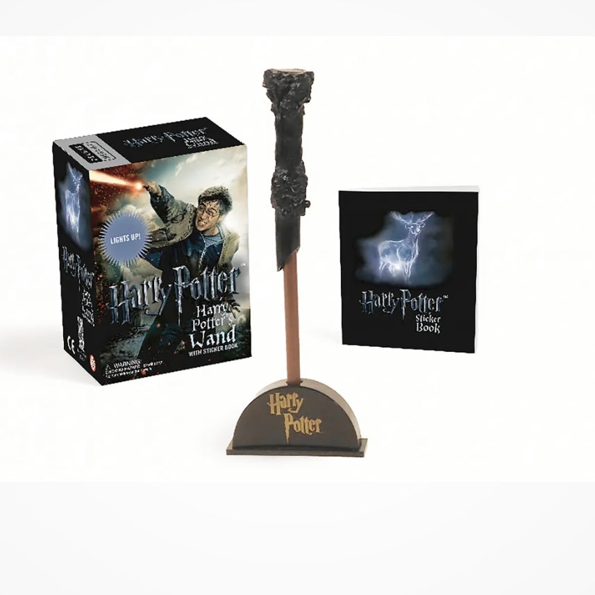 Harry Potter Wizard's Wand with Sticker Book Lights Up!