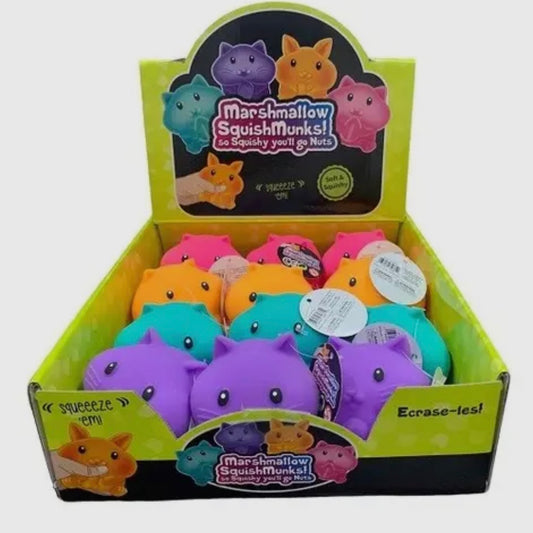 Neon Marshmallow Squishmunks