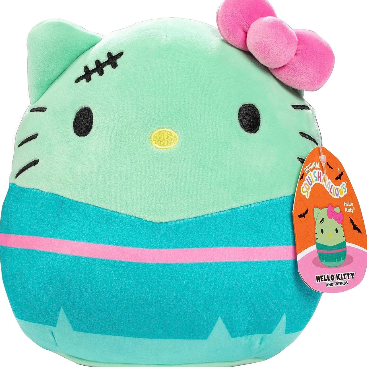 Squishmallow Halloween 8” Hello Kitty Frankenstein-Kitty