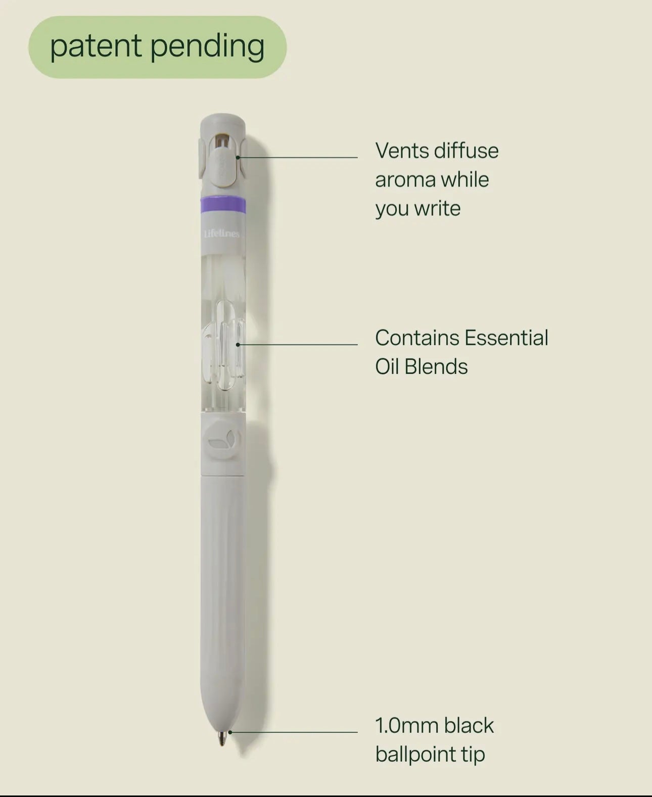 Lifelines Pen Diffuser with Essential Oil Blends-In Bloom