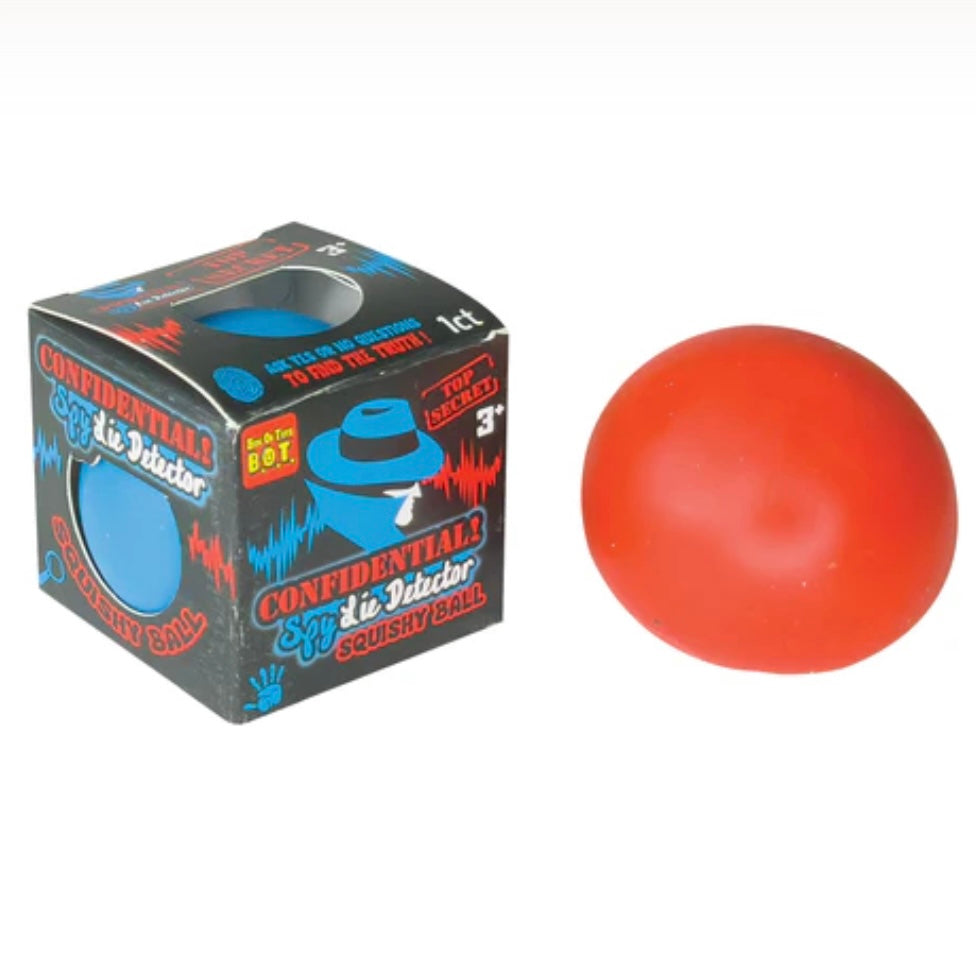 Confidential Spy Lie Detector Squish Ball