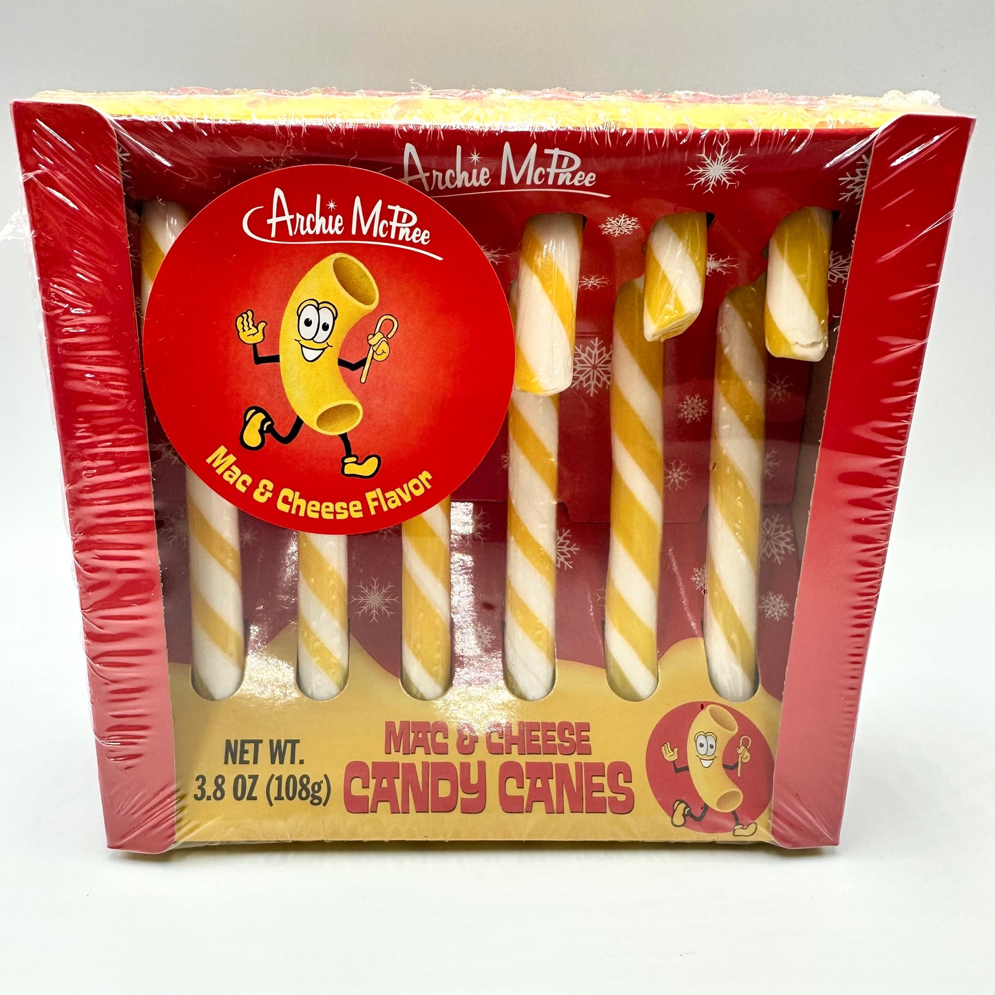 Mac and Cheese Candy Canes