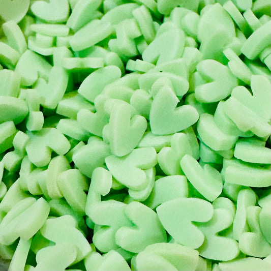 Green Heart Sprinkles