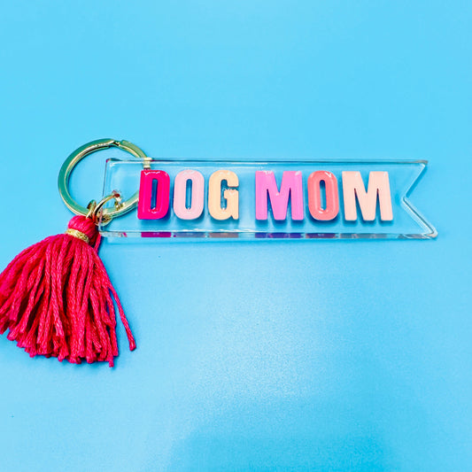 Dog Mom Keychain