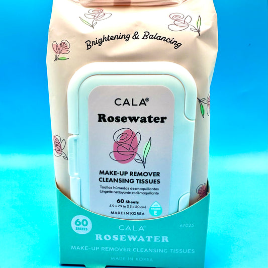 Cala Rosewater Make-Up Remover Cleansing Tissues