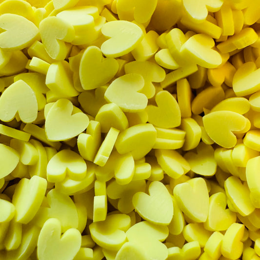 Yellow Heart Sprinkles