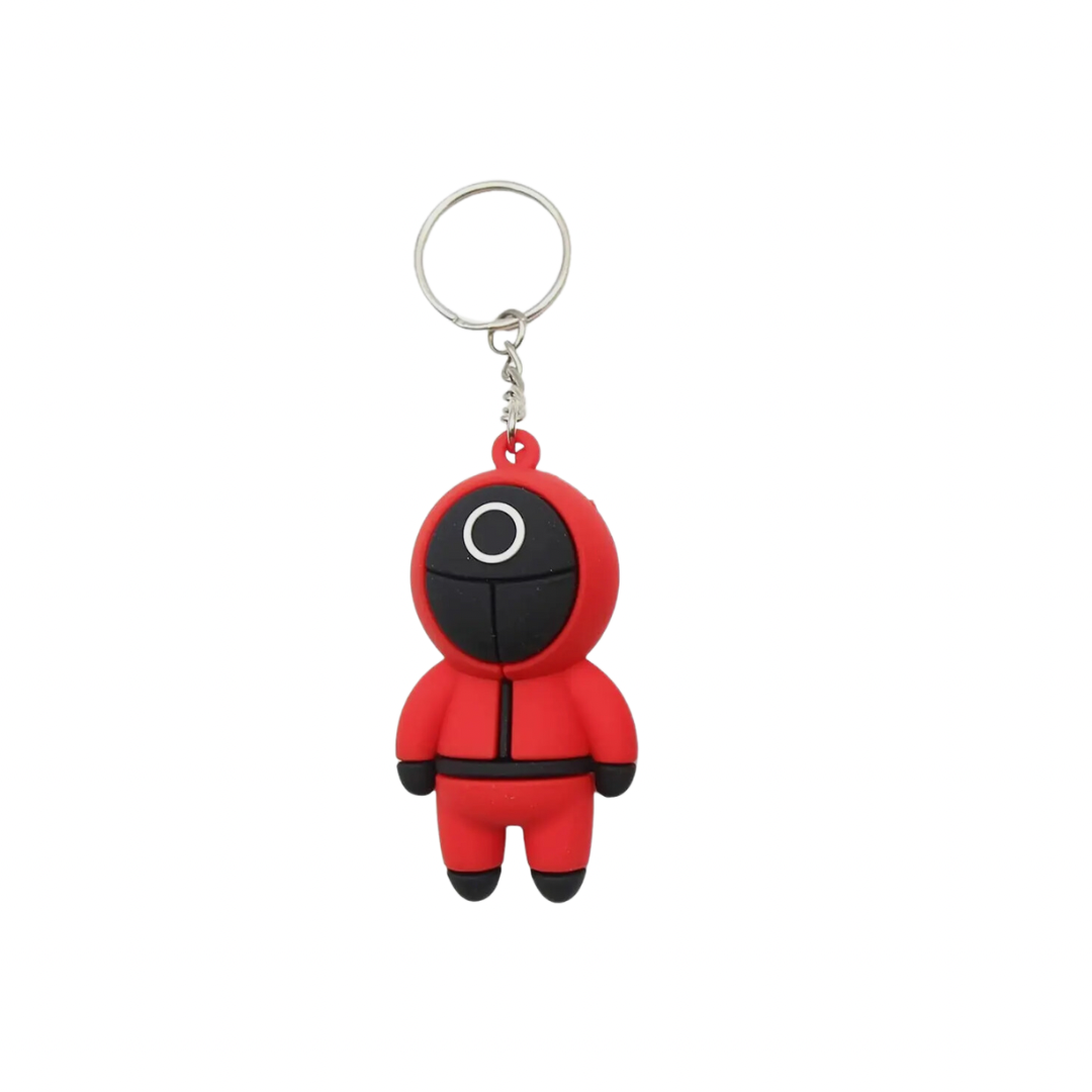 Squid Game 3D Keychains with Handle