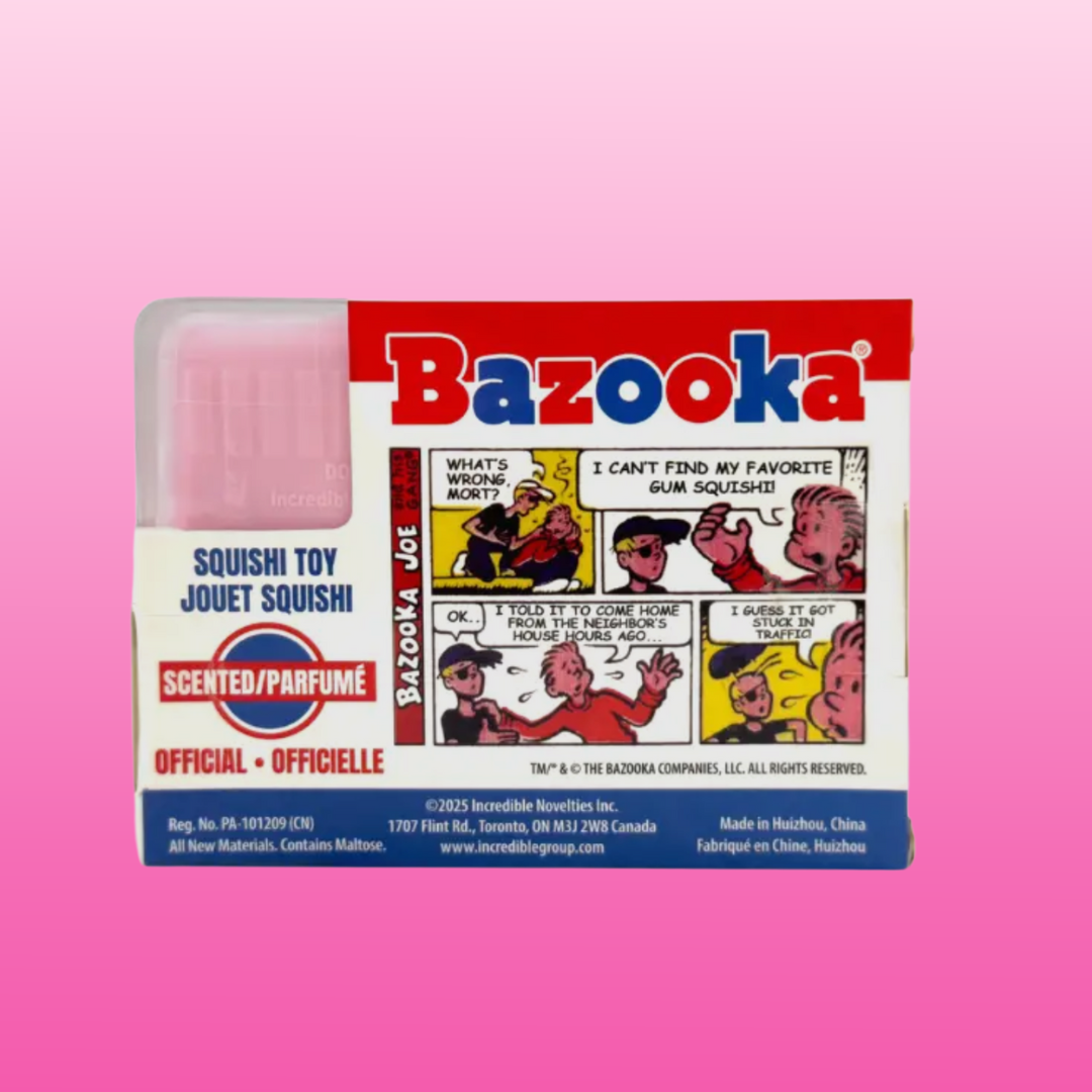 Bazooka Gum Scented Squishi Toy