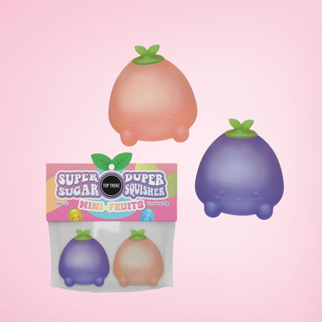 Super Duper Sugar Squisher - Mini Fruits 2 Pack