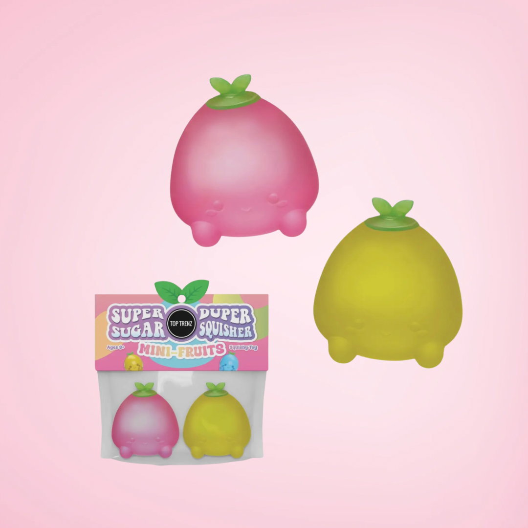 Super Duper Sugar Squisher - Mini Fruits 2 Pack