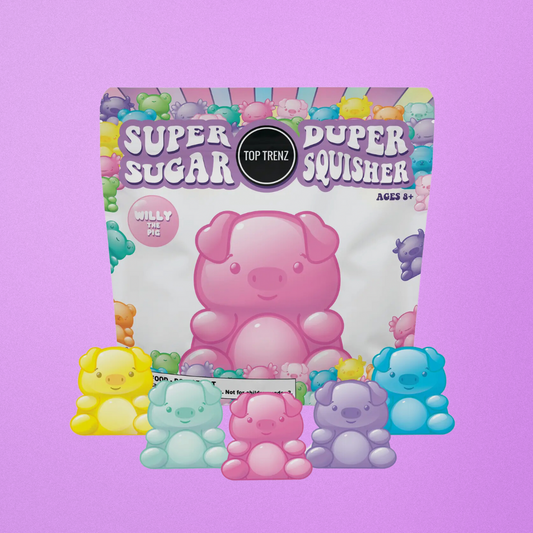 Super Duper Sugar Squisher Toy - Pig