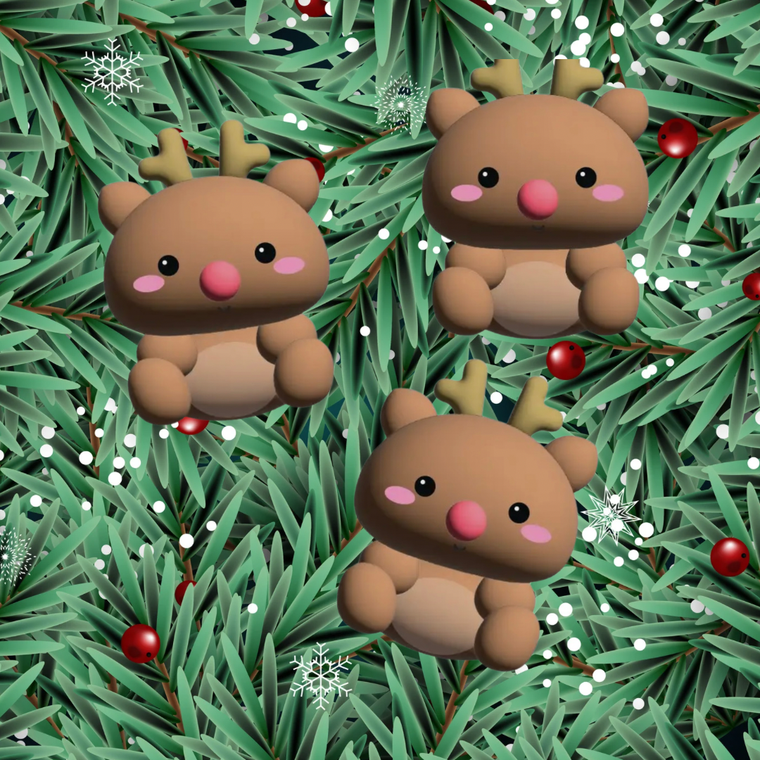 Sticky Bubble Blobbies - Reindeers