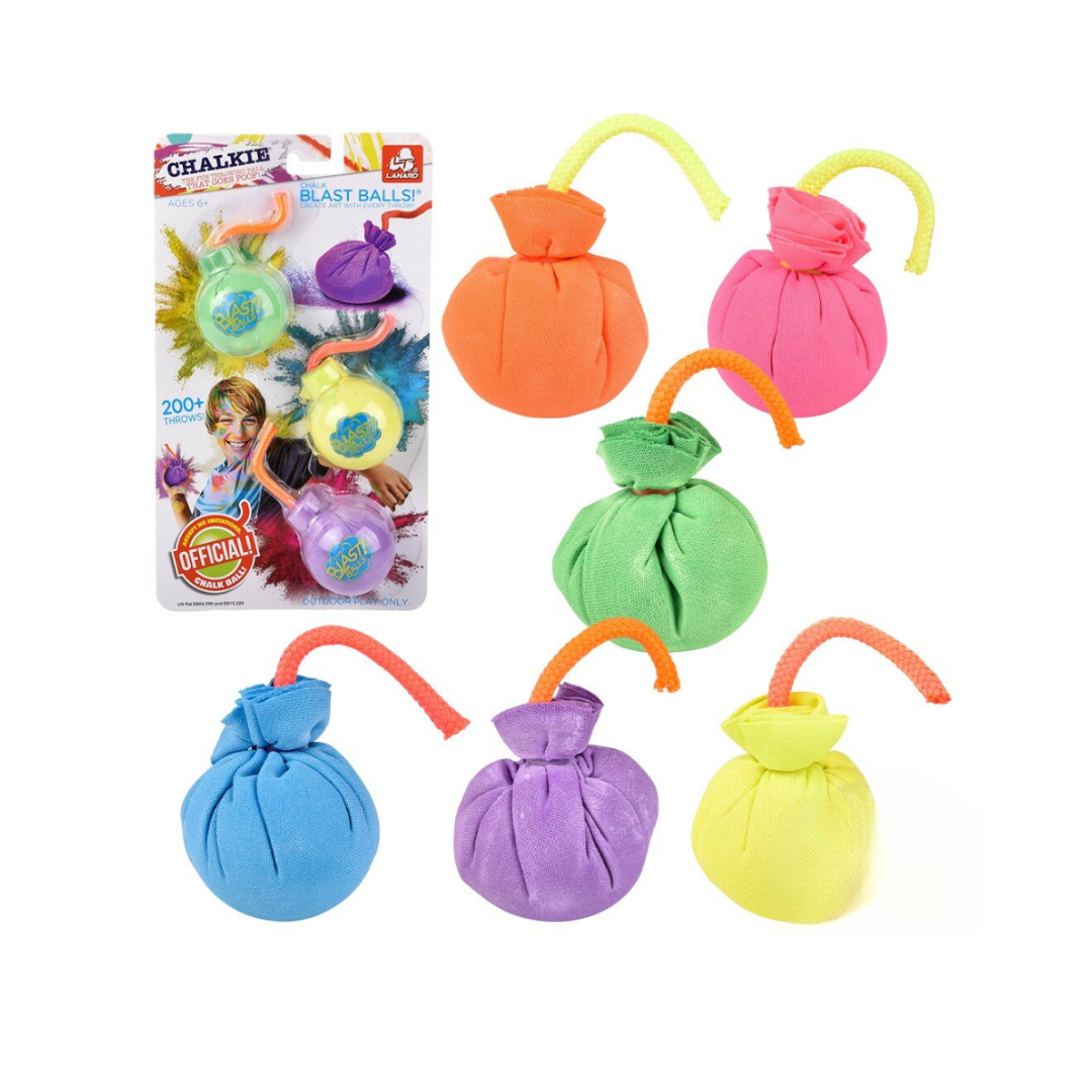 Lanard Chalk Blast Balls 3pc Set