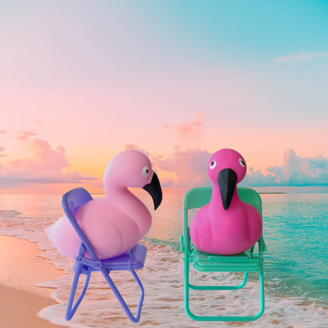 Zorbitz Super Squishy Flamingo with Chair