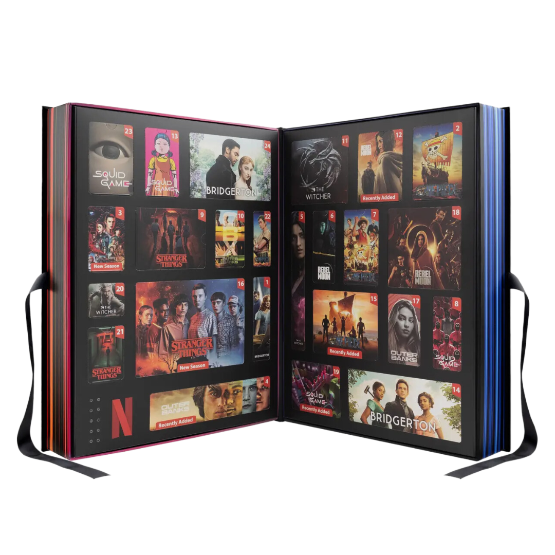 Official Netflix Gift Box 2024 Holiday Advent Calendar