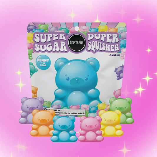 Super Duper Sugar Squisher Toy - Bear