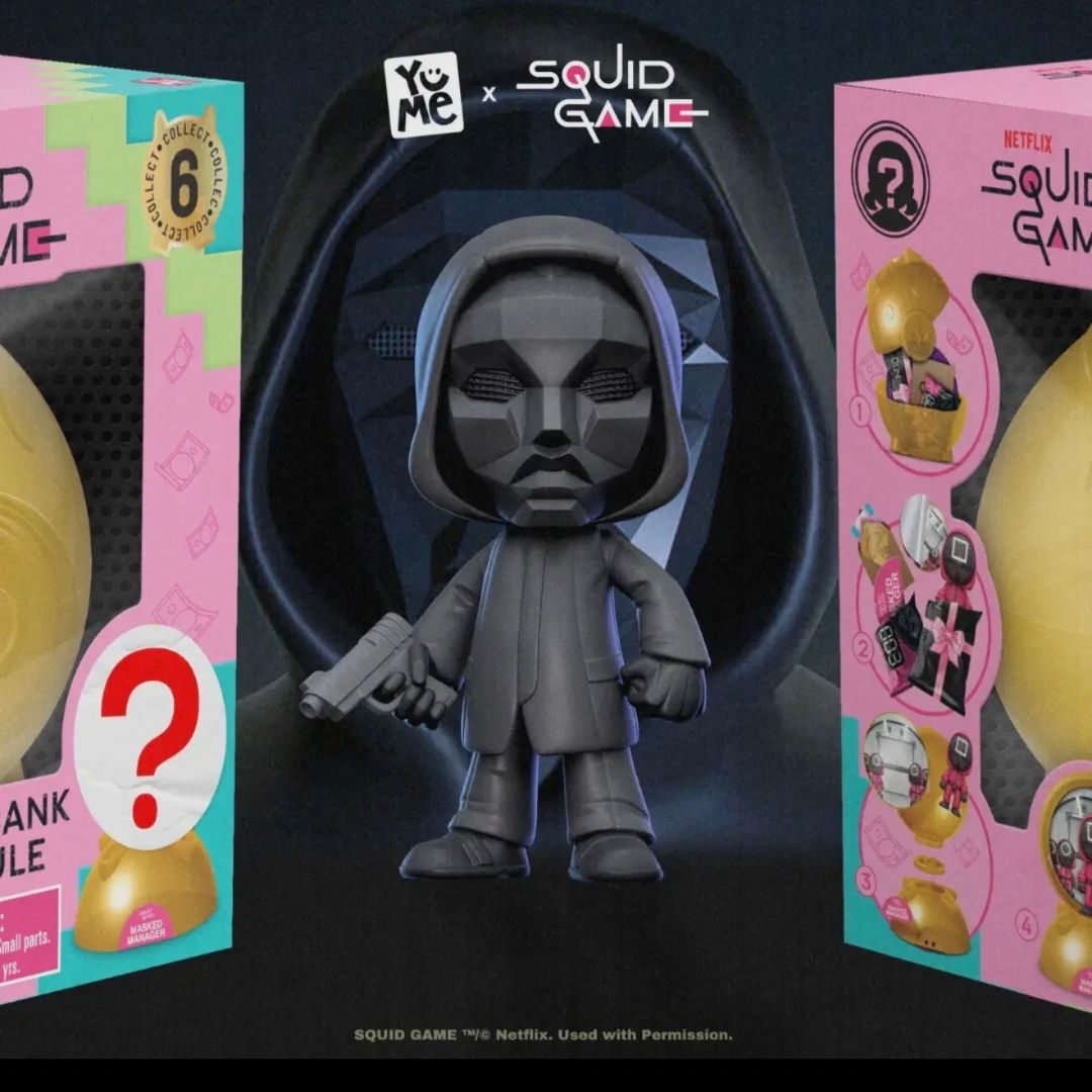 Squid Game Piggy Bank Capsule Blind Box Mystery Capsule