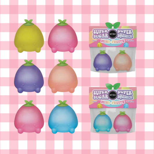 Super Duper Sugar Squisher - Mini Fruits 2 Pack