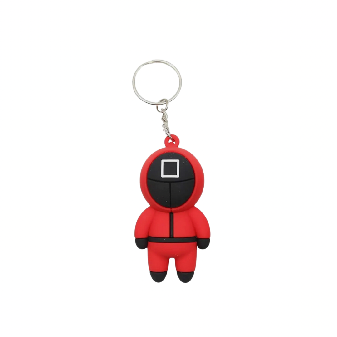 Squid Game 3D Keychains with Handle