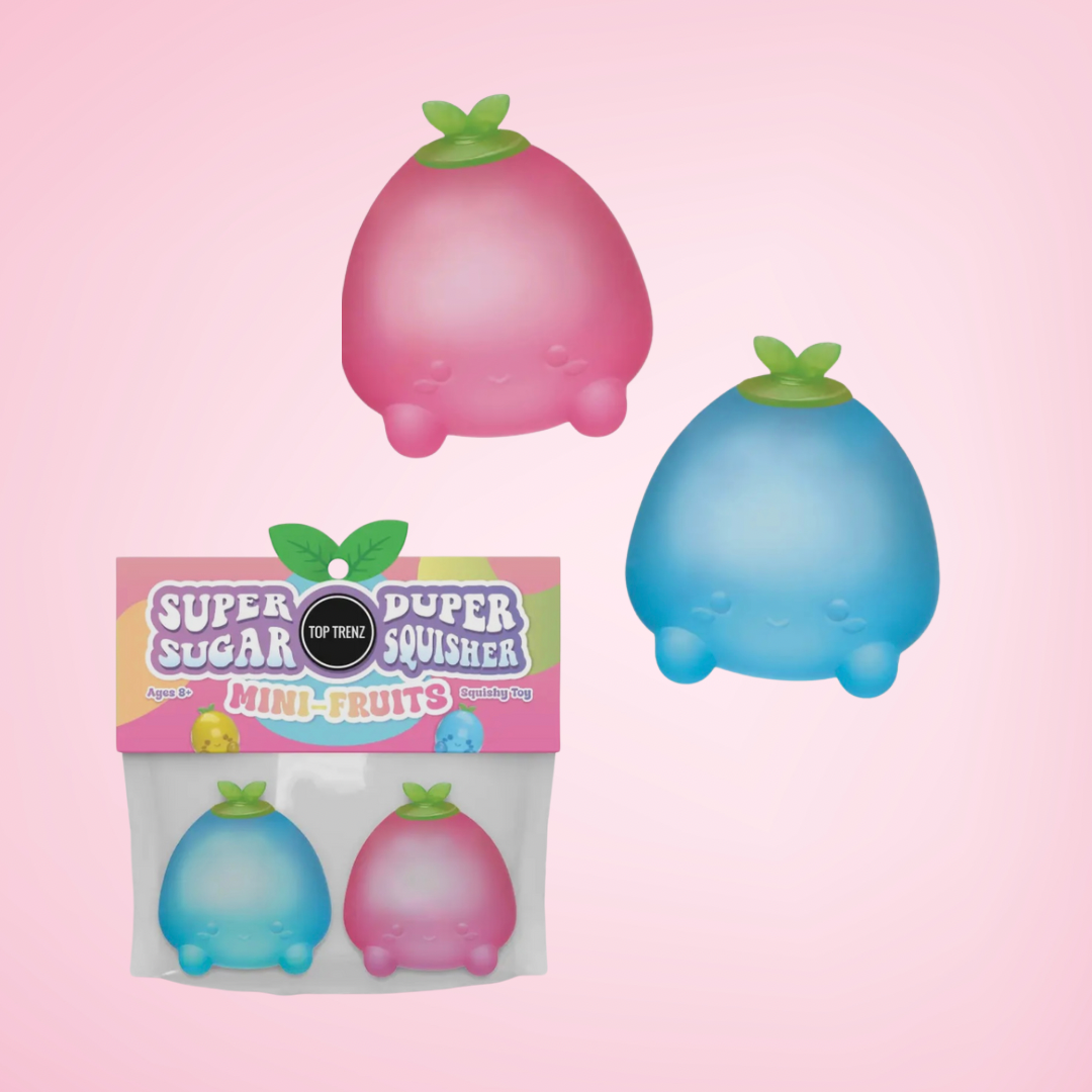 Super Duper Sugar Squisher - Mini Fruits 2 Pack