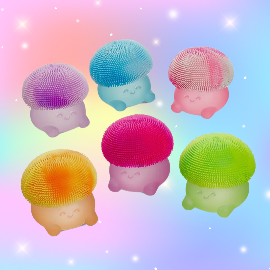 Super Duper Sugar Squisher Toy- Mushroom