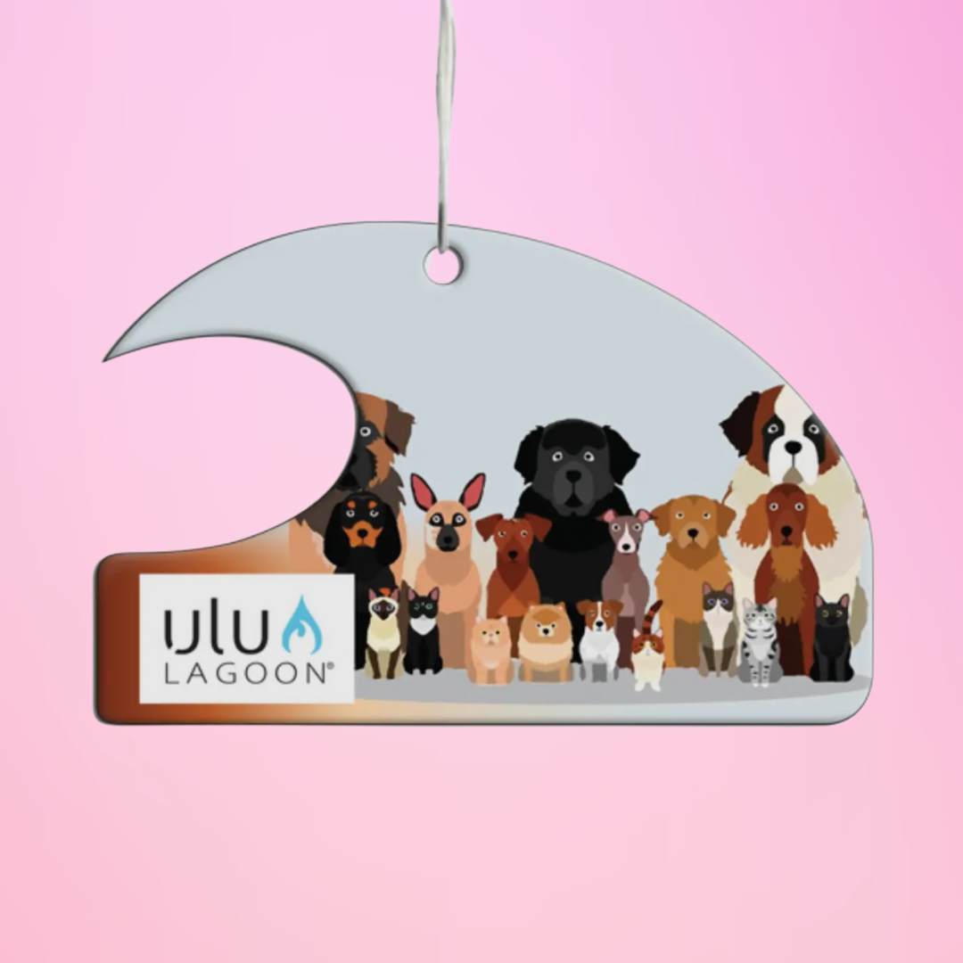 uLu LAGOON Cats and Dogs Mini Wave Air Freshener