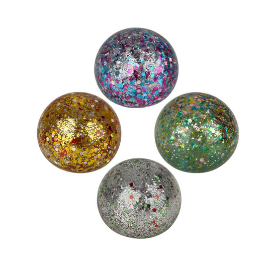 2.4" Sequin Glitter Squeezy Sugar Ball