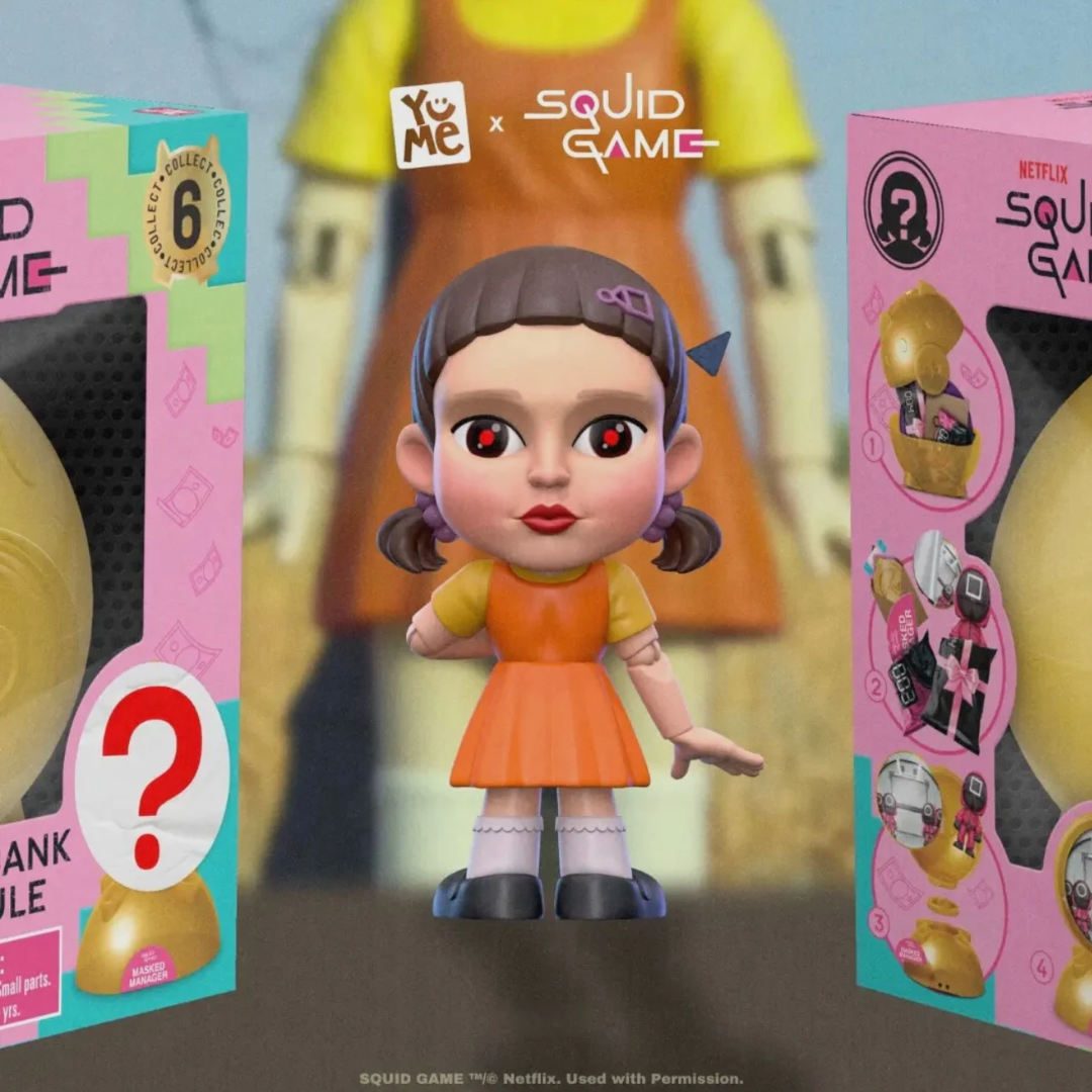 Squid Game Piggy Bank Capsule Blind Box Mystery Capsule