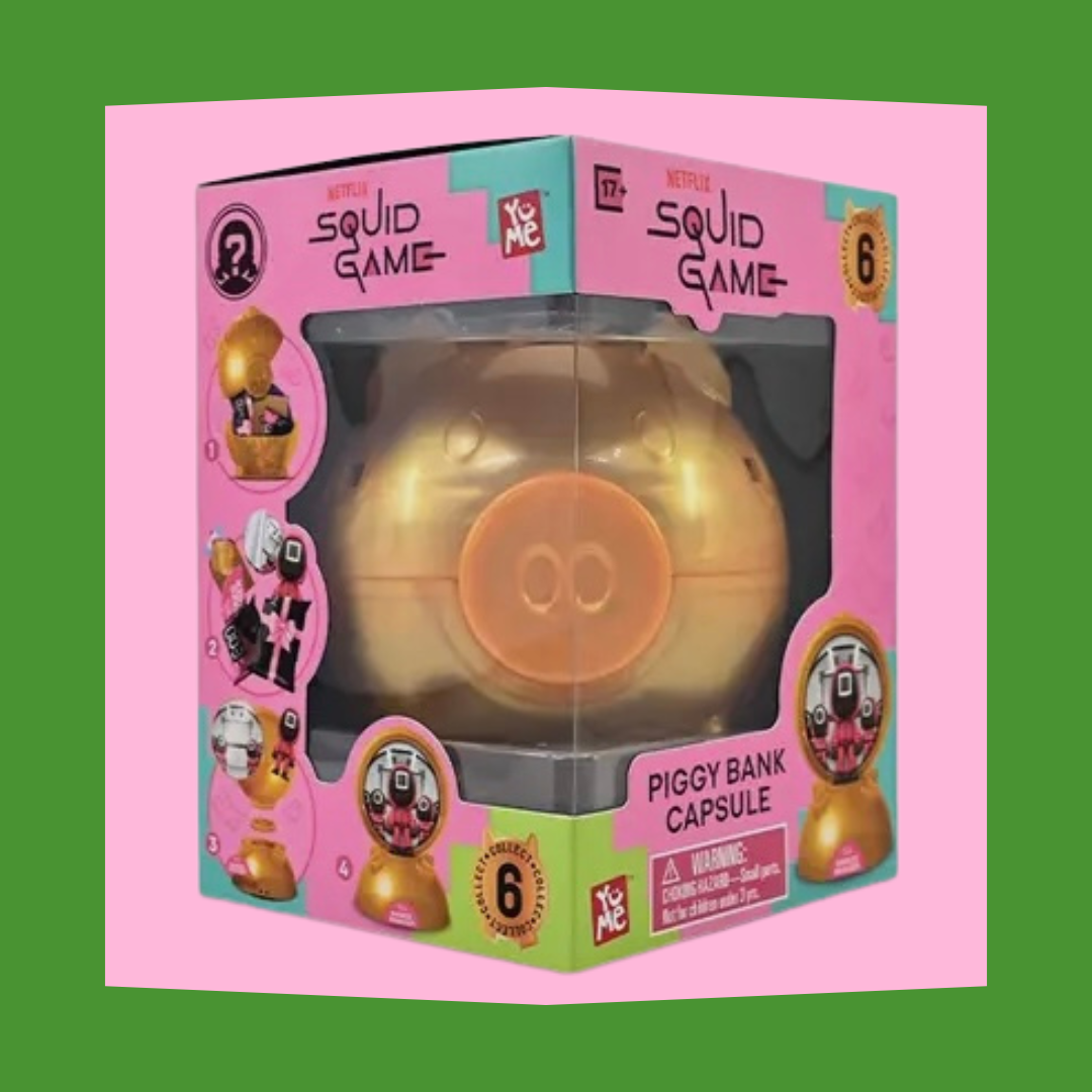 Squid Game Piggy Bank Capsule Blind Box Mystery Capsule