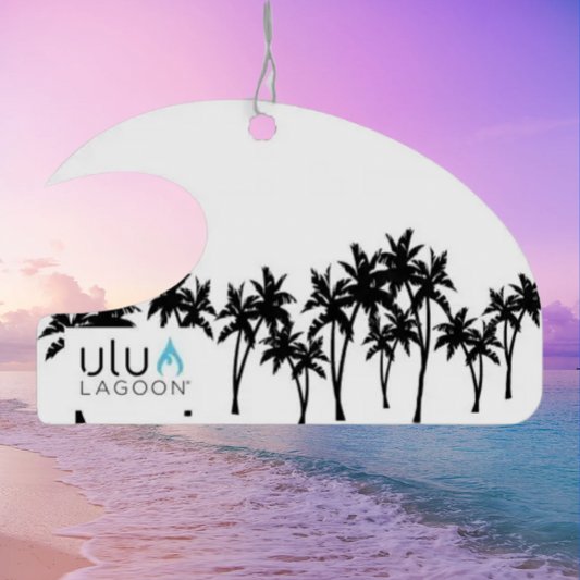 uLu LAGOON Black Palms Mini Wave Air Freshener