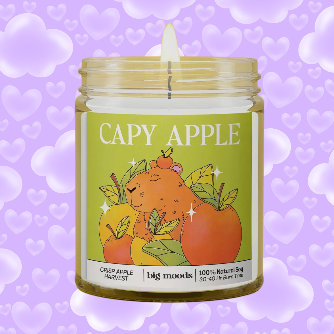 Capy Apple Soy Candle - Crisp Apple