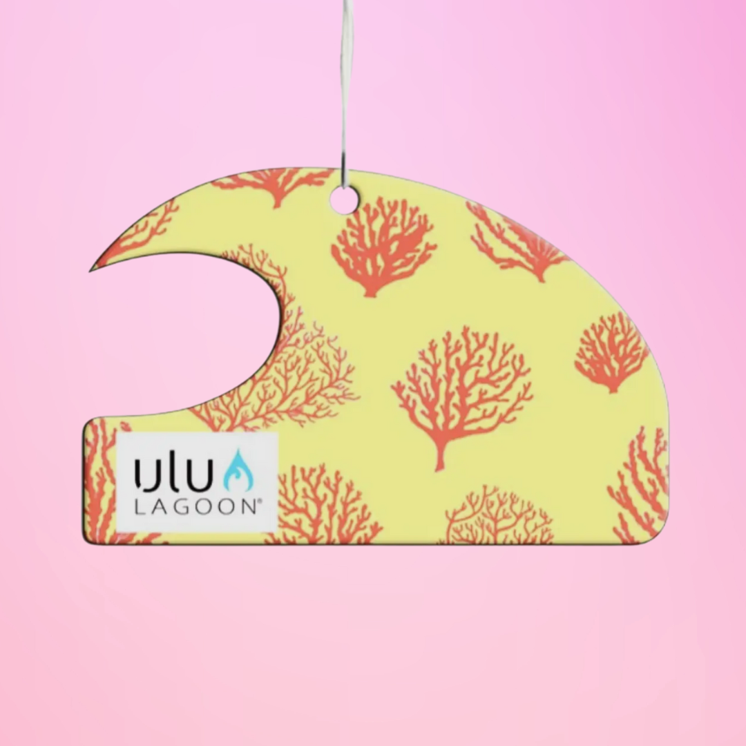 ulu LAGOON Totally Coral Mini Wave Air Freshener