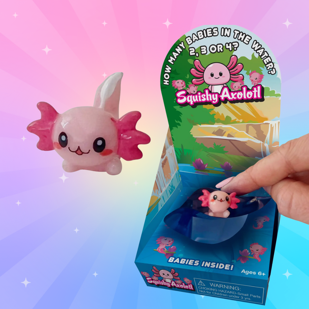 Zorbitz Squishy Axolotl with Babies Inside