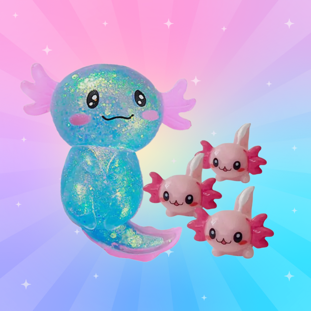 Zorbitz Squishy Axolotl with Babies Inside