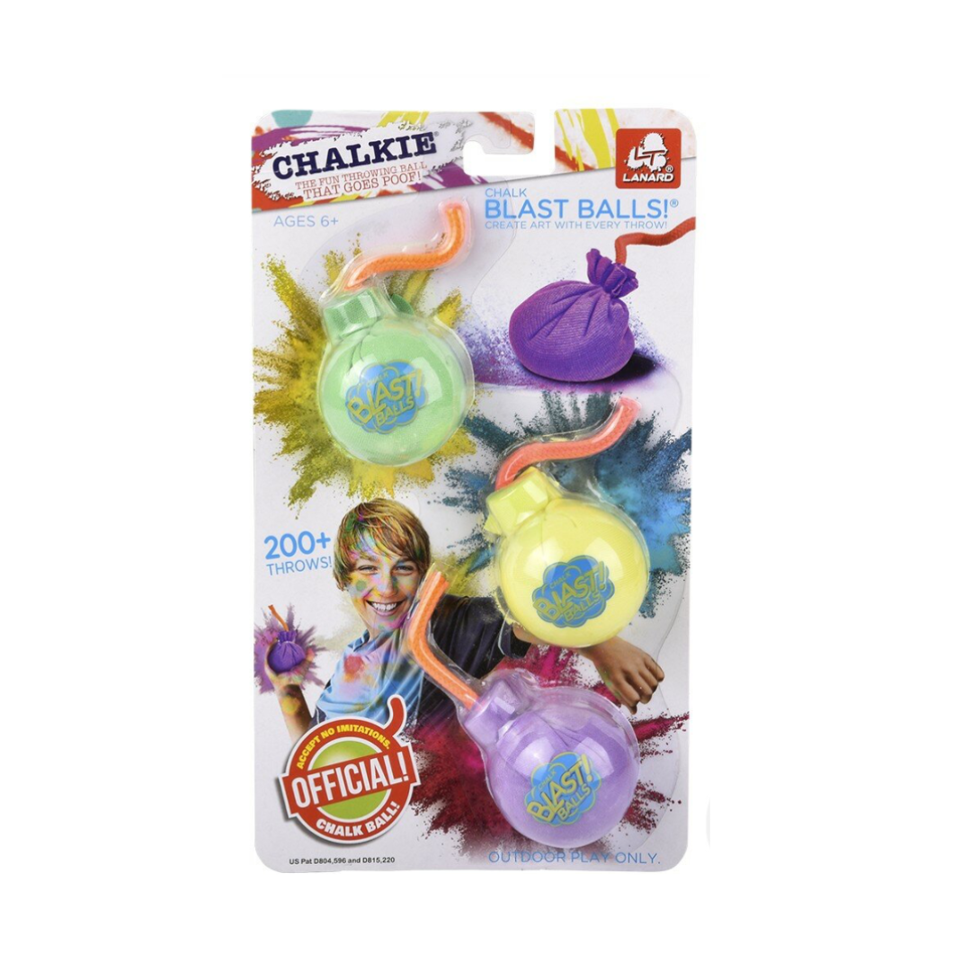 Lanard Chalk Blast Balls 3pc Set