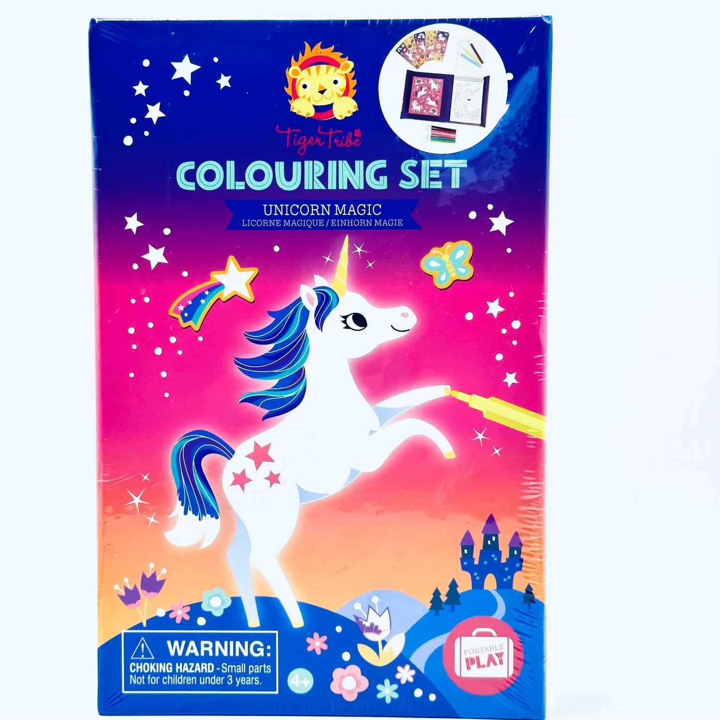 Tiger Tribe Colouring Set - Unicorn Magic