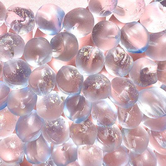 Frosted Glass Beads