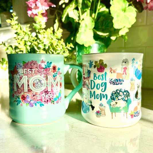 Best Mom Ever Mug or Best Dog Mom Mug